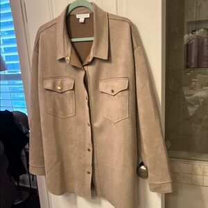 HYFVE Tan Utility Jacket Relaxed Fit